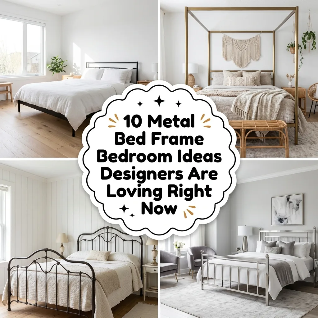 Metal Bed Frame Bedroom Ideas