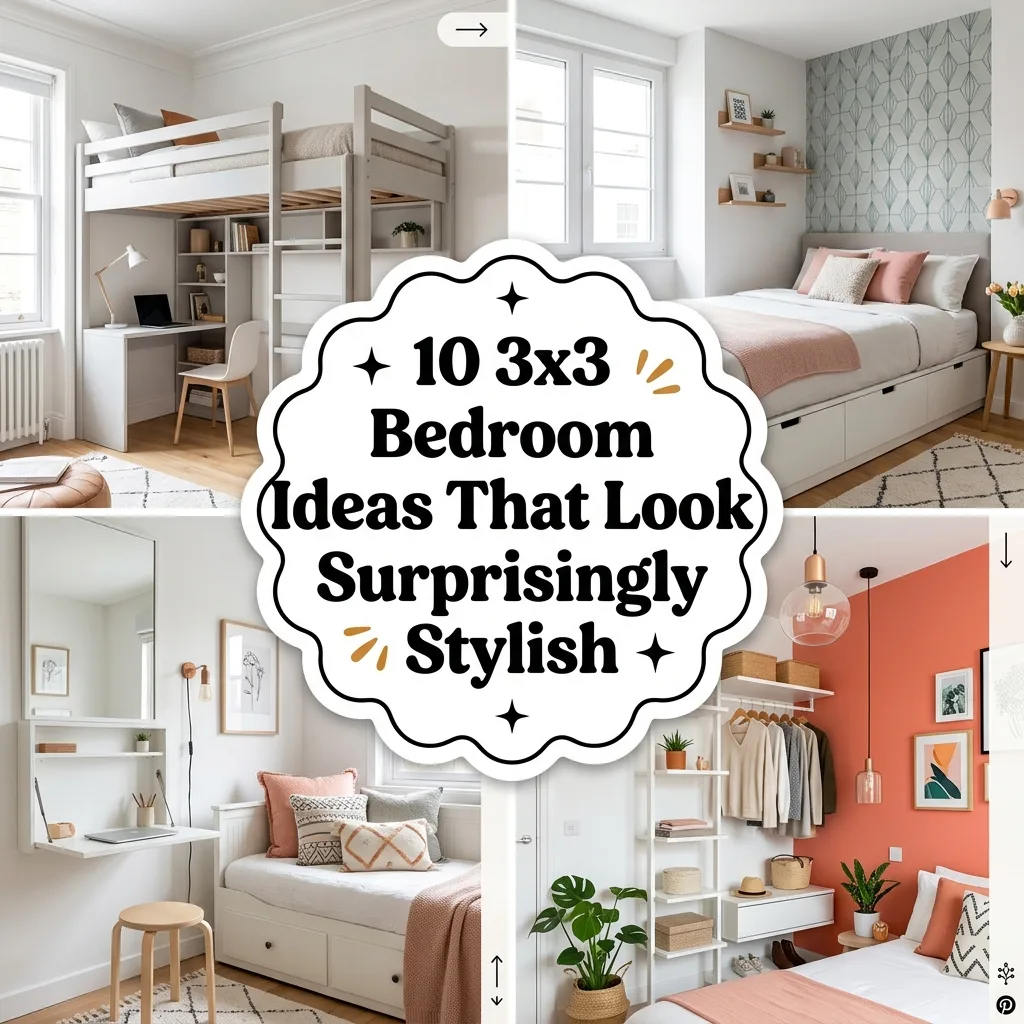 3x3 Bedroom Ideas