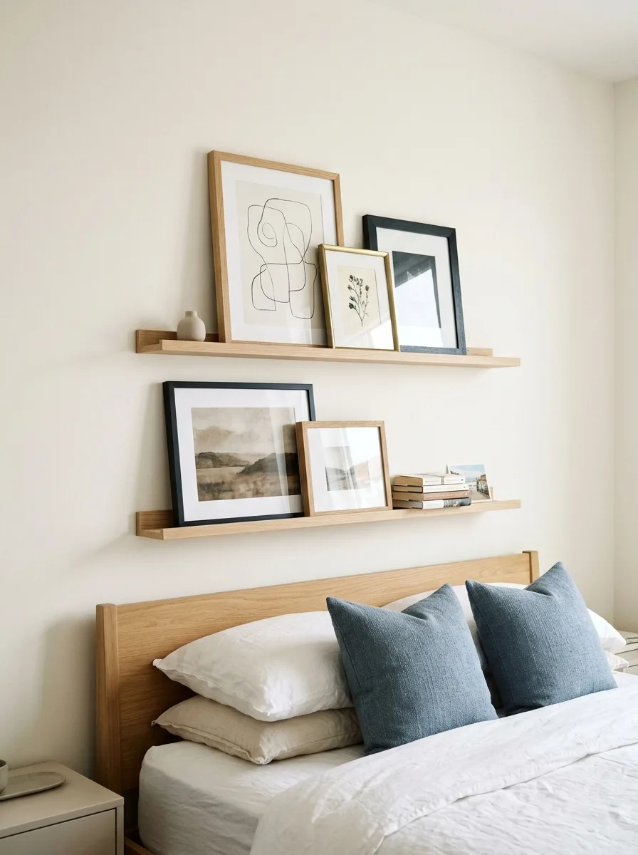 2. Use Slim Picture Ledges