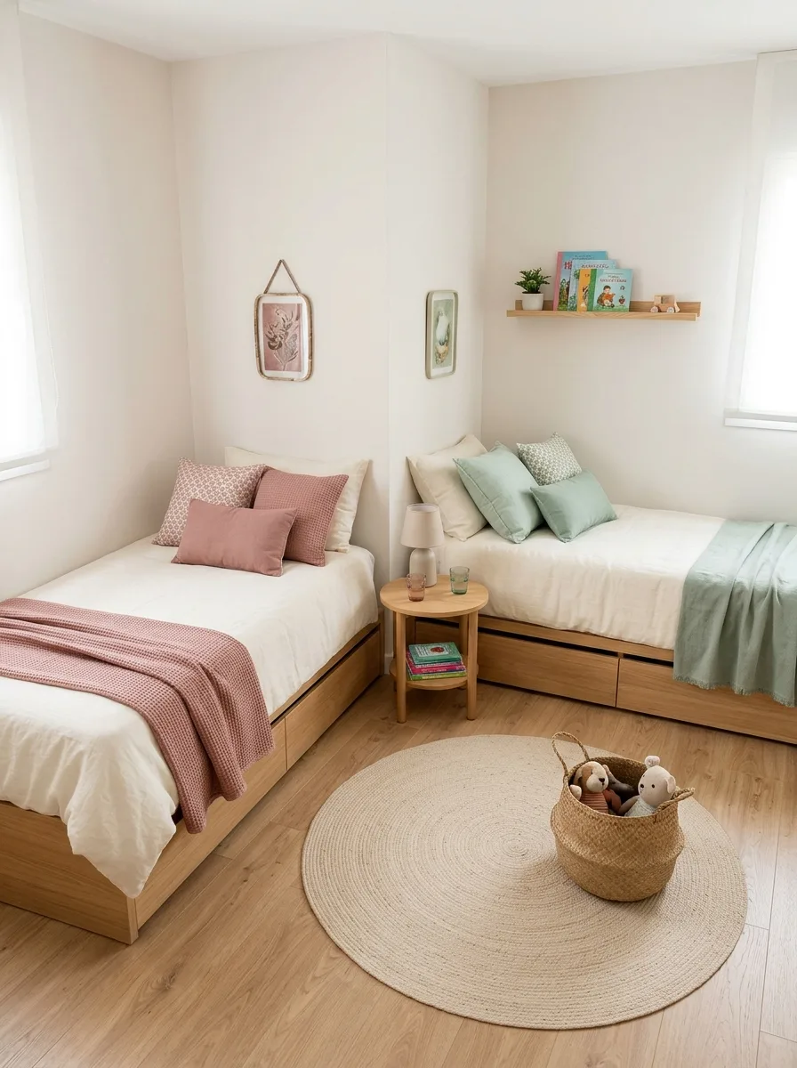3. Twin Beds, Smart Layout