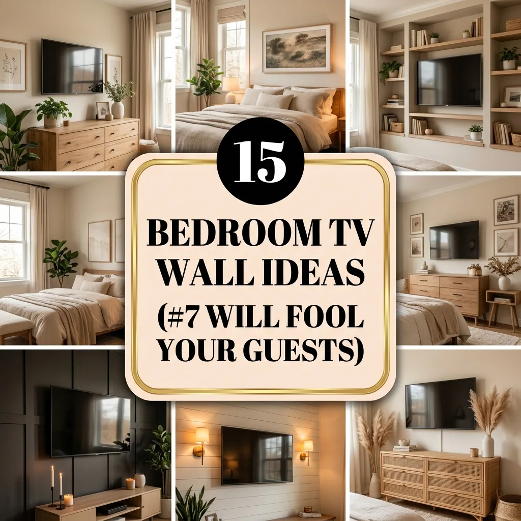 Bedroom TV Wall Ideas