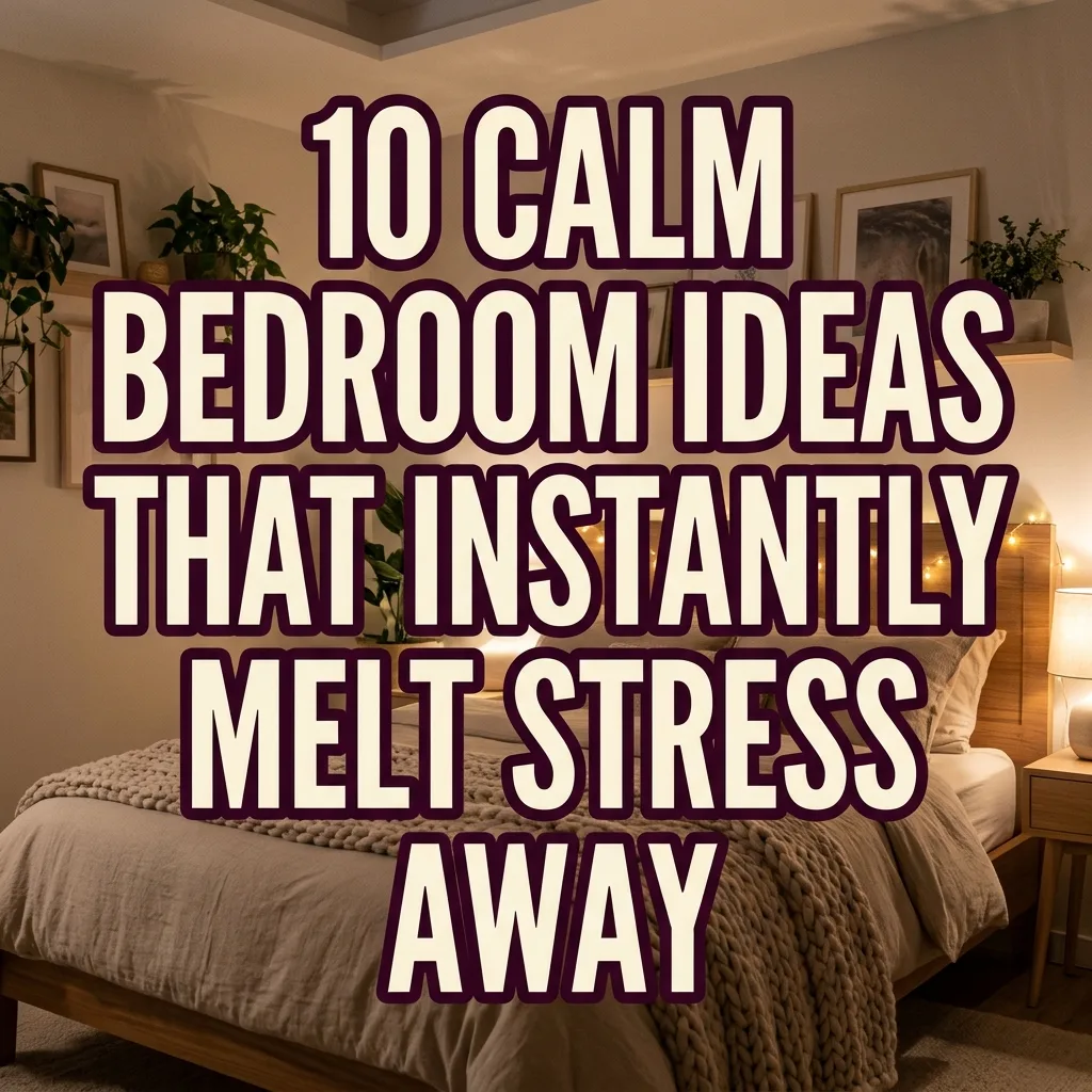 Calm Bedroom Ideas