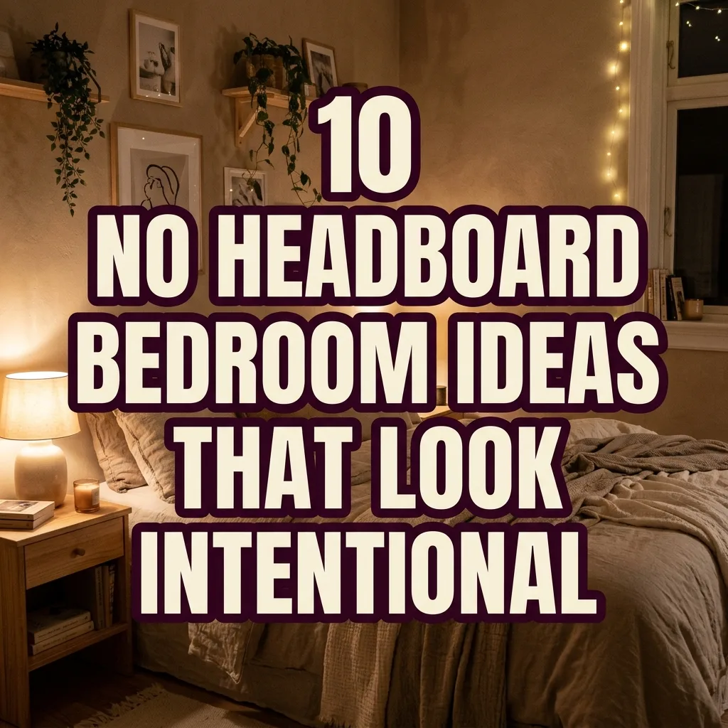 No Headboard Bedroom Ideas