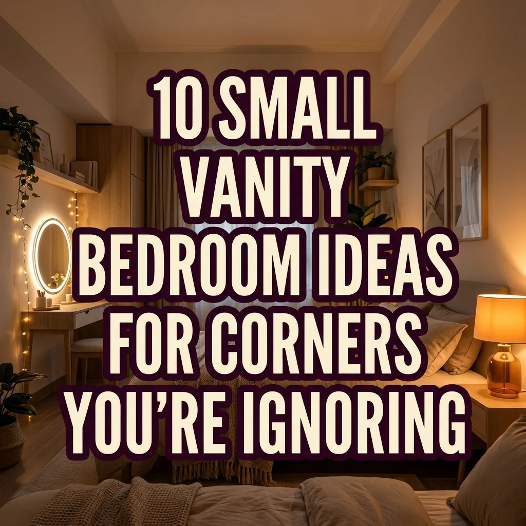 Small Vanity Bedroom Ideas