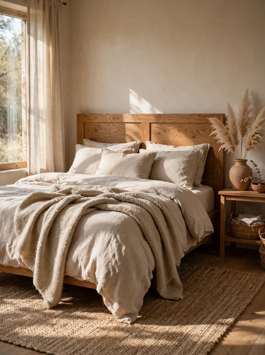 Add Natural Materials for Warmth and Depth
