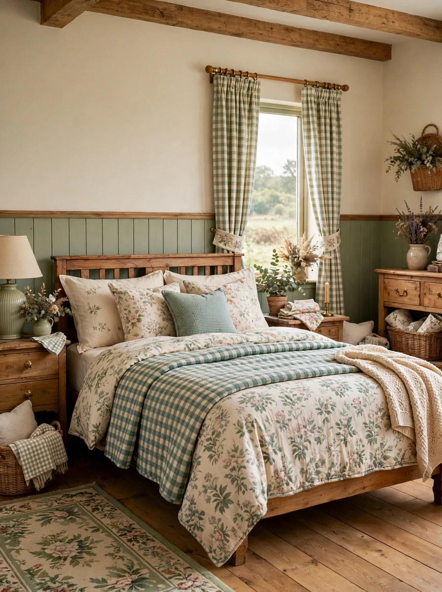 10. Go All In With a Country Themed Bedroom Palette